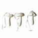 LOBERON Sierpaddenstoel set van 3 Qilexor wit