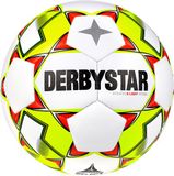 Derbystar Futsal Stratos S-Light Maat 4 Wit/Geel/Blauw