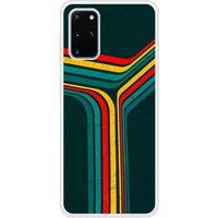 Samsung Galaxy S20 Retro lines Verstevigd hoesje met sublimatie bedrukking