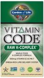 Garden of Life Vitamin Code RAW K-Complex – 60 Capsules Végétaliennes