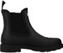 Hunter Commando Dames Chelsea boots Rubber Schwarz