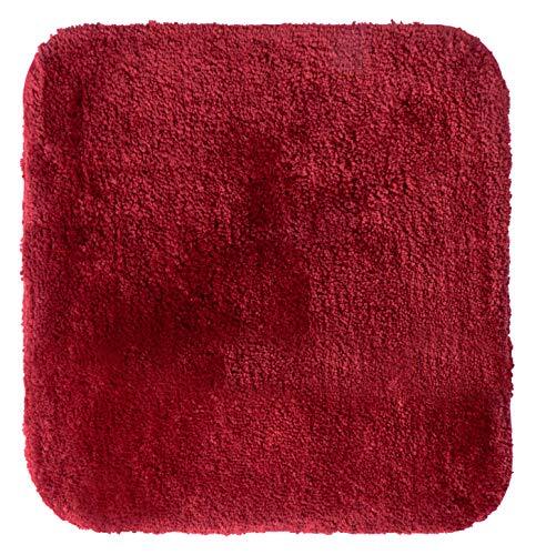 Ridder Chic badmat, tapijt, mat, polyester, rood, ca. 55 x 50 cm.