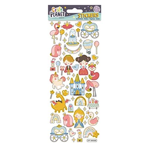 Craft Planet Leuke kleurrijke stickers - sprookje