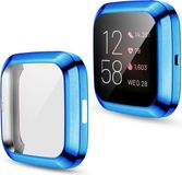 By Qubix Qubix - Soft TPU Case for Fitbit Versa 2 (Full Protection) - Blue