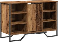 vidaXL Wastafelmeubel, Oud Hout, 91 x 35 x 60 cm