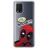 ERT GROUP mobiel telefoonhoesje voor Xiaomi MI 10 LITE origineel en officieel erkend Marvel patroon Deadpool 010 optimaal aangepast aan de vorm van de mobiele telefoon, gedeeltelijk bedrukt