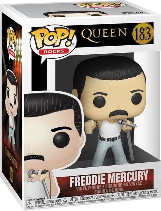 Funko Pop! Rocks: Queen - Freddy Mercury Radio Gaga - Actiefiguur - Muziek merchandise - Unisex