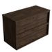 Saniclass Holz Frame Badkamermeubelset - 100x45x62cm - houten topblad - zonder kraangat - 2 lades - mat eiken charcoal