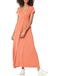 Amazon Essentials Dames Getailleerde Maxi-jurk