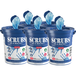 Scrubs Lot de 5 seaux de 72 lingettes nettoyantes mains – Lingettes antibactériennes professionnelles – Nettoyage efficace graisses, peinture, huile – Texture non abrasive