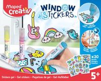 Maped Creativ Raamstickers Stencil Kit Diverse Leuke Activiteiten Kit voor Kinderen 5+