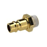 Riegler 243.50-EB Nippel, NW 7,2 – 7,8, messing blank, G 1/4 AG