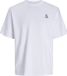 Jack & Jones T-shirt Jcotriangle Summer Tee Ss Crew Neck 12258622 Blanc Homme Taille M