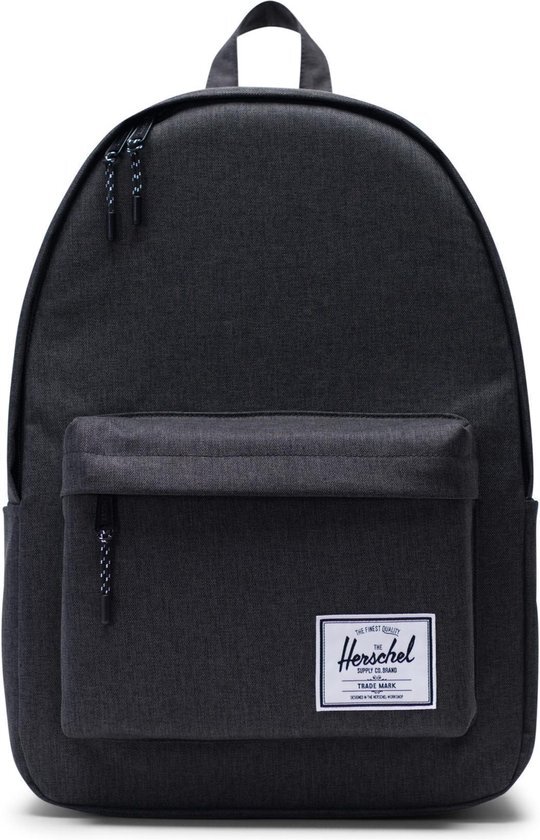 Herschel Classic Rugzak XL black crosshatch Zwart