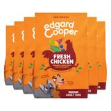 Edgard &amp; Cooper Edgard & Cooper Hondenvoer Droog Kip Medium - 6 x 1 kg - Voordeelverpakking