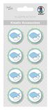 Ursus 564000521F Creatieve accessoires, doop jongen, zelfklevend, 8 stuks
