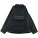 A-flaine Veste coupe-vent amovible pour hommes, noir