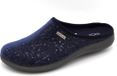 Rohde Dames Pantoffel Muil 6550-55 Blauw Glitter Maat 40