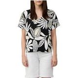 s.Oliver Shirt beige / zwart / wit