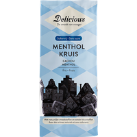 Delicious Suikervrije Menthol Kruis Drop - 130g