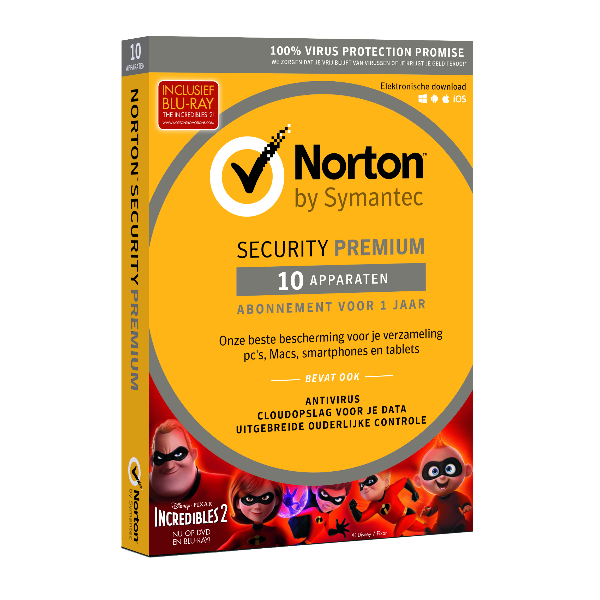 Norton Security Premium 10-Devices + 25GB Backup 1year