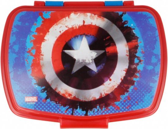 Captain America Broodtrommel Plastic Multi