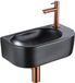 QeramiQ Fuente Fonteinset - 40x21.5x12cm - Zwart Mat