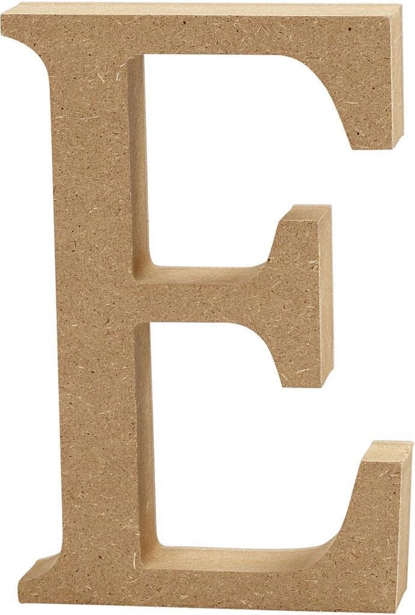 Creative Letter E Mdf 13 Cm