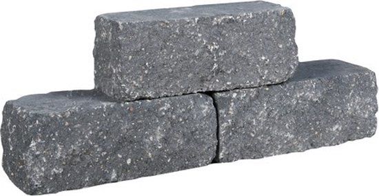 Gardenlux Cliffwalling antraciet 30x12x12 cm (10 stuks)