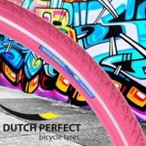 Dutch Perfect No Puncture - Buitenband Fiets - 40-622 / 28 x 1 5/8 x 1 1/2 inch - Roze