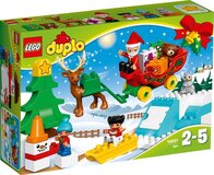 LEGO DUPLO Wintervakantie van de Kerstman - 10837 - Bouwset - 2+ jaar
