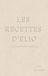 Les recettes d’Elio: Cuisine Romagnole
