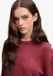 Superdry - Pull en tricot classique à col rond coupe décontractée - Femme - Coton - Port Red - Taille 6