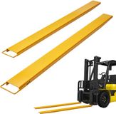 VEVOR Set van 2 Vorkverlengingen Tandverlenging van 2440 mm Laadvermogen van 1,815 Ton Vorken Q235 Koolstofstaal Eendelig Ontwerp Palletvorkverlenging Compatibel met Vorken van 152,4 mm