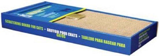 Catit Krabkarton voor katten - Krabplank van karton - 46 x 22 x 5 cm