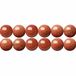 SKYBEADS Golden Goldstone Ronde 10mm Losse Halfedelsteen Kralen om te Rijgen 38cm Streng Ongeveer 35 Stuks