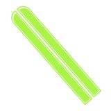 Ambiance Sticker Autokap Stripe, Racing Sticker Body Side Stripe Decal, Dak Rok Bumper Stripe Decal Vinyl, Gemodificeerde Stripe Decal Auto Decor Appelgroen - 1 Paar 129 x 24 cm