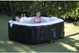 Sunspa Spa gonflable carré noir 6 personnes (185 x 185 x 65 cm)