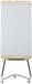 ARCHYI Glas-flipchart Douro, mobiel, 700x1200 mm, chroomgestell