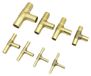 Raccord laiton T 3 voies 14 mm