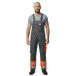 Mascot Safe Supreme Amerikaanse overall met kniezakken 15669-860 - donkerantraciet/hi-vis oranje - C48 - 76