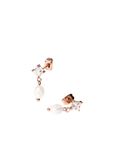 PURELEI Oorbellen Elegant Pearl Roségoud Roestvrij staal Parel