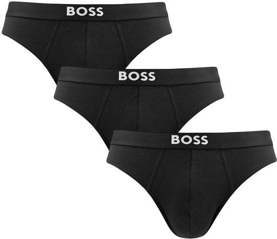BOSS Hugo Boss BOSS one 3P herenslips zwart