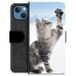 Apple Étui Portefeuille Premium iPhone 13 - Chat