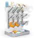 Babyfles droogrek - 12 haken - 19,3 x 26,7 x 32,5 cm - Grijs - Voor keukenwerkblad