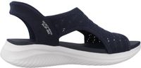 SKECHERS 119805S Blauw Plateau Sandalen Dames Maat 41