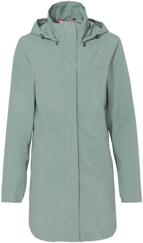 VAUDE Mineo 2,5L jas, hardshell jas, dames outdoor sportjasjes, waterdicht, winddicht, hardshell, capuchon, regular fit