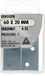 Deltafix Rekogen 60 20mm 1,5mm verz 4st