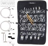 ChiaoGoo SPIN 10cm (4'') Jeu d'aiguilles interchangeables en bambou (2.75-5.00mm)