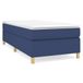 VidaXL Cadre de lit Bleu Tissu 120x190 cm
